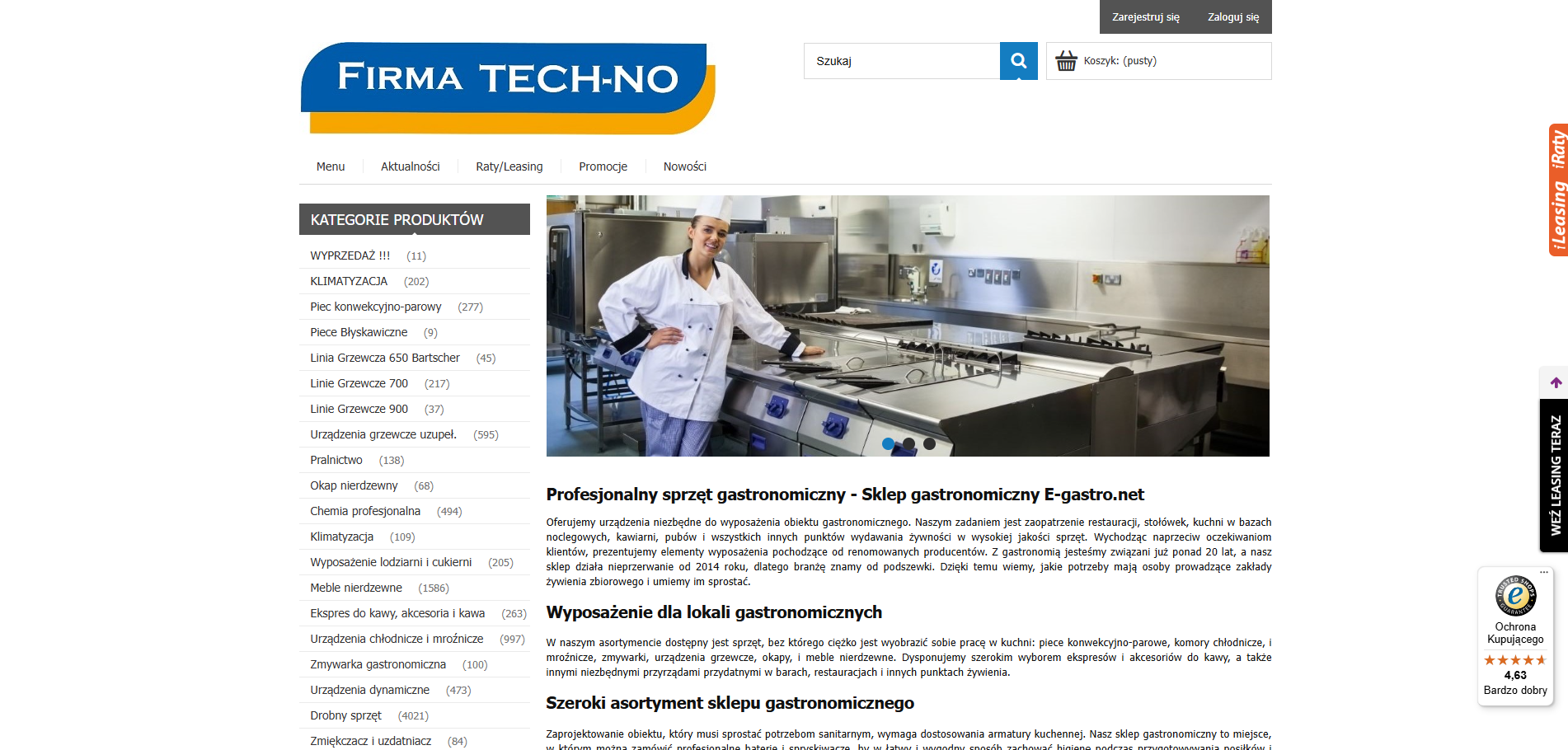 Nowoczesne technologie w gastronomii - co oferuje dobry sklep gastronomiczny?